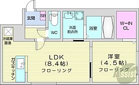 北海道札幌市西区宮の沢一条3丁目（賃貸マンション1LDK・4階・32.22㎡） その2