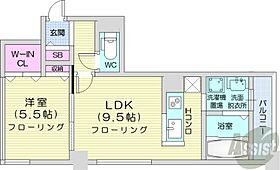 ノンナ ミーア  ｜ 北海道札幌市中央区南三条西8丁目（賃貸マンション1LDK・9階・37.72㎡） その2