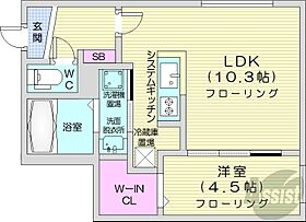 北海道札幌市豊平区月寒西一条6丁目（賃貸マンション1LDK・1階・35.45㎡） その2