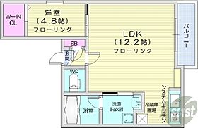 グレイス北16条  ｜ 北海道札幌市東区北十六条東10丁目（賃貸マンション1LDK・2階・38.17㎡） その2