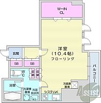 北海道札幌市中央区大通西6丁目（賃貸マンション1R・4階・35.24㎡） その2