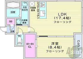 北海道札幌市中央区南十四条西7丁目（賃貸マンション1LDK・4階・60.62㎡） その1