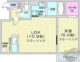 北海道札幌市中央区南二十二条西9丁目（賃貸マンション1LDK・3階・35.06㎡） その2