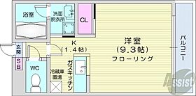 北海道札幌市中央区南五条東2丁目（賃貸マンション1K・2階・26.33㎡） その2