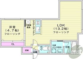 北海道札幌市西区琴似一条5丁目（賃貸マンション1LDK・4階・39.51㎡） その2