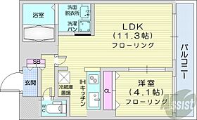 アルファタワー札幌南4条  ｜ 北海道札幌市中央区南四条東3丁目（賃貸マンション1LDK・14階・37.57㎡） その2