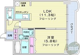 北海道札幌市中央区南十一条西6丁目（賃貸マンション1LDK・12階・39.07㎡） その2