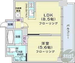 北海道札幌市中央区北四条東2丁目（賃貸マンション1LDK・4階・32.89㎡） その2