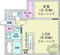 SERAM北9条  ｜ 北海道札幌市東区北九条東2丁目（賃貸マンション1LDK・4階・31.53㎡） その2