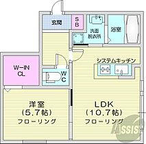 Premier Residence North  ｜ 北海道札幌市北区北六条西9丁目（賃貸マンション1LDK・3階・38.04㎡） その2