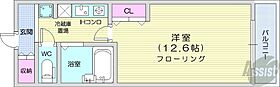 北海道札幌市中央区南四条西12丁目（賃貸マンション1K・5階・18.20㎡） その2