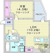 北海道札幌市豊平区美園七条1丁目（賃貸マンション1LDK・2階・36.38㎡） その2