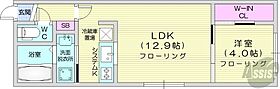 北海道札幌市中央区北五条西17丁目（賃貸マンション1LDK・2階・39.00㎡） その2