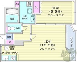 間取図画像 1LDK