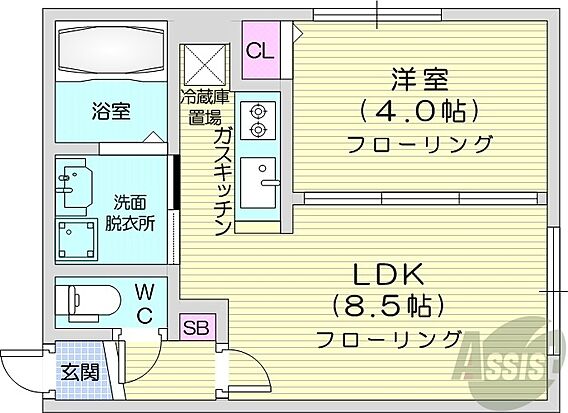 ラフィーネ栄町_間取り_0