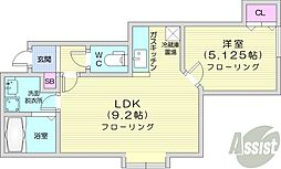 間取図画像 1LDK