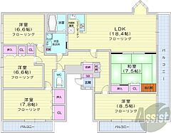 物件の間取り