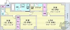 物件の間取り