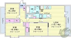 物件の間取り