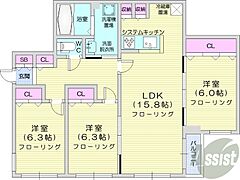 物件の間取り