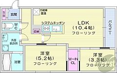 物件の間取り