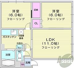 物件の間取り