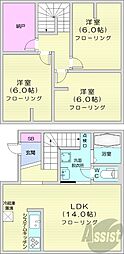 Himawari 3SLDKの間取図画像