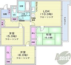 物件の間取り