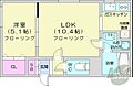 ガーデンコート壱番館2階4.7万円