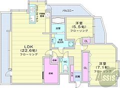 物件の間取り
