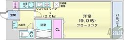 サテラ北34条 1Kの間取図画像