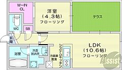 物件の間取り