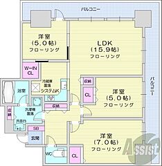 物件の間取り