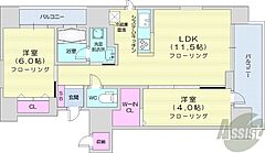 物件の間取り
