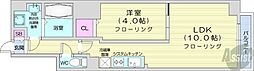 プライムアーバン札幌医大前 1LDKの間取図画像