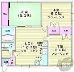 物件の間取り