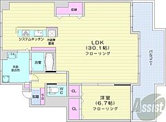 物件の間取り