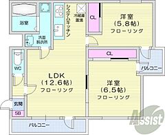 物件の間取り