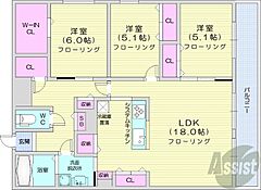 物件の間取り