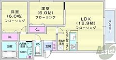 物件の間取り