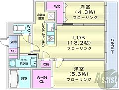 物件の間取り
