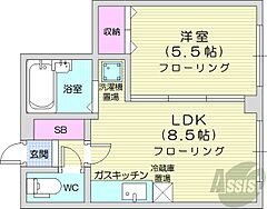 物件の間取り