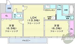 物件の間取り