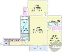 物件の間取り