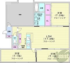 物件の間取り