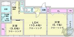 物件の間取り