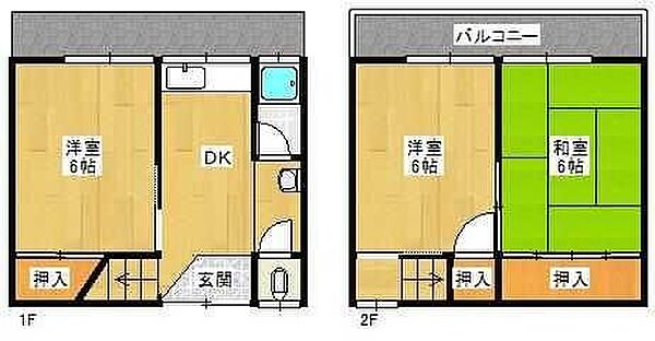 松尾貸家 3｜大阪府茨木市沢良宜西２丁目(賃貸一戸建3DK・--・50.00㎡)の写真 その2