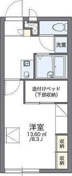 レオパレスグランドゥール 202｜大阪府茨木市学園南町(賃貸アパート1K・2階・22.70㎡)の写真 その2