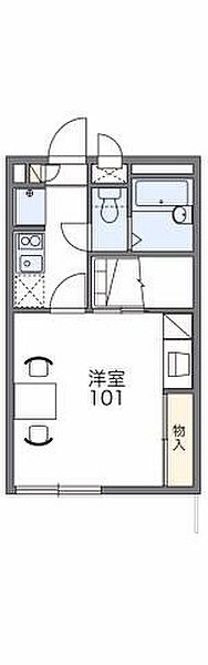 レオパレスミルキーウェイ 112｜大阪府高槻市天川新町(賃貸アパート1K・1階・23.18㎡)の写真 その2