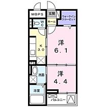 グランシャリオ 103 ｜ 大阪府茨木市藤の里１丁目10-7（賃貸マンション1DK・1階・34.80㎡） その2